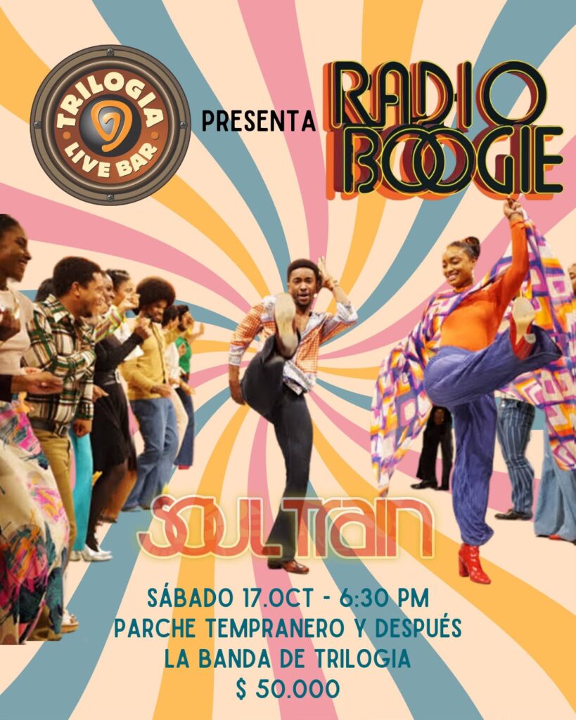 Afiche de Radio Boogie en Trilogía Bar